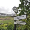 Signpost to Appletreewick (2 Miles away)