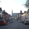 A Street view of Leek in Staffordshire