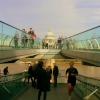 View of St Pauls from the Millenium Bridge