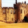 Alnwick Castle in strange light