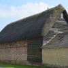 16th Century timber framed barn, Haxton
