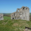 Looking out from Clun Castle