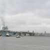HMS Ocean Coming into Greenwich