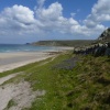 Broad sweep of beach at Sennen Cove, Cornwall