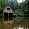 The old boat house at Alvaston Hall , Elvaston Derbyshire 