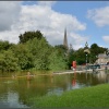 River Rising. St Ives, Cambridgeshire.