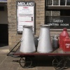 Old churns on Oxenhope Station