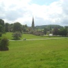 Edensor and the B6012 from the Chatsworth Estate 