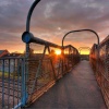 Autumn morning, Selby St footbridge, Hull