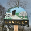Langley Village Sign