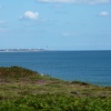 On Dunwich Heath with a view of Souhwold in the distance
