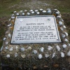 Plaque on Dunwich Heath referring to the threat of the Spanish Armada in1588