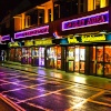 Whitby Arcade at night