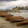 Rowing boats and Catbells