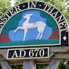 Minster-in-Thanet welcome sign