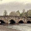 The Grade I listed five-arched bridge