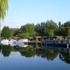 Reflections beside the River Nene, Peterborough.