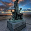 Hull Marina - Immigrants statue by Neil Hadlock