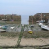Mousehole Harbour - Boats Out of Water - June 2003