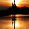 Lichfield Cathedral from Stowepool (hi res)