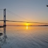 Sunrise, M48 Severn Bridge, Beachley.