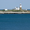 Coquet island and lighthouse near amble.