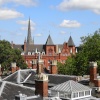 View over chimneys from Norwich Castle, Norwich, Norfolk