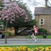 Cyclist in Ilkley