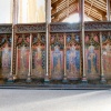 15th century painted rood screen, Cawston
