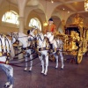 Carriage in the Royal Mews of Buckingham Palace