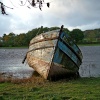 Boat on River Dee, Kirckudbright