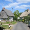 Thatched cottages in the centre of Brightwell-cum-Sotwell