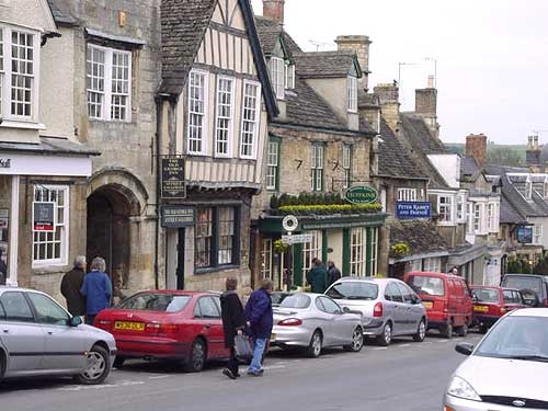 The cotswold village of Burford, Oxfordshire
