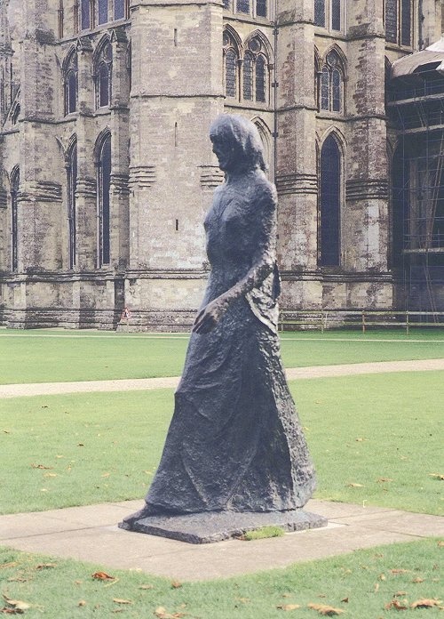Salisbury Cathedral Bishop's Walk statue