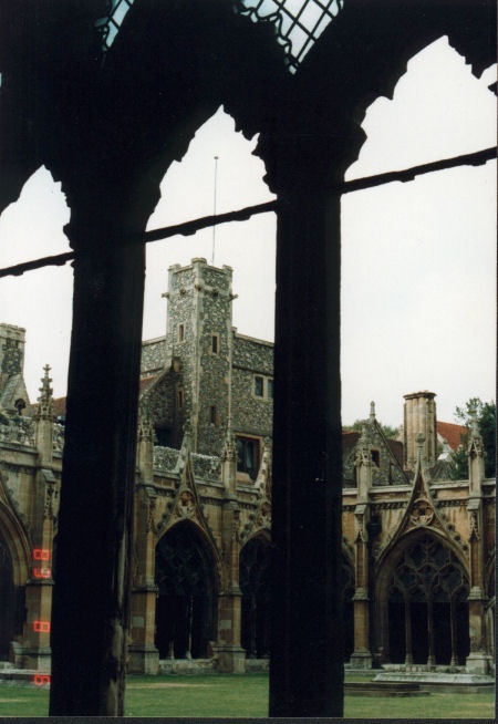 View from The Cloisters, Canterbury Cathedral