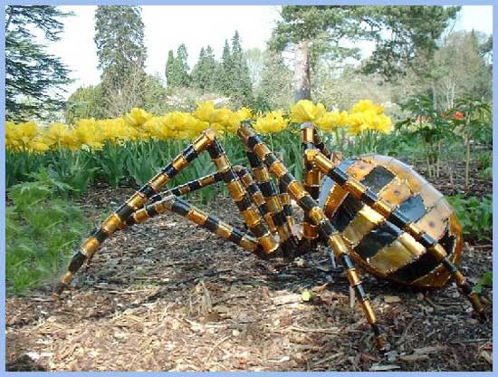 Spider Sculpture at Exbury Gardens