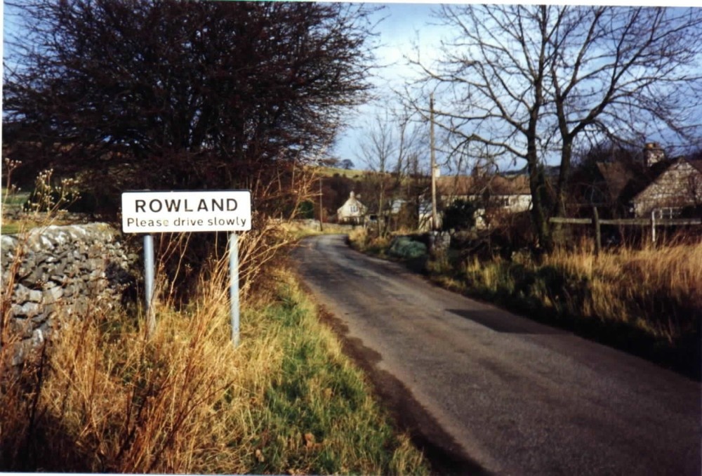 Village of Rowland, Derbyshire.