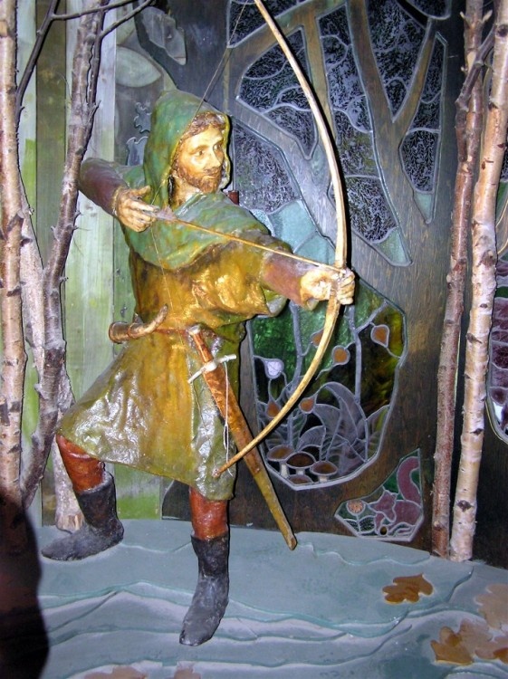 Robin Hood at the Sherwood Forest Visitors Centre