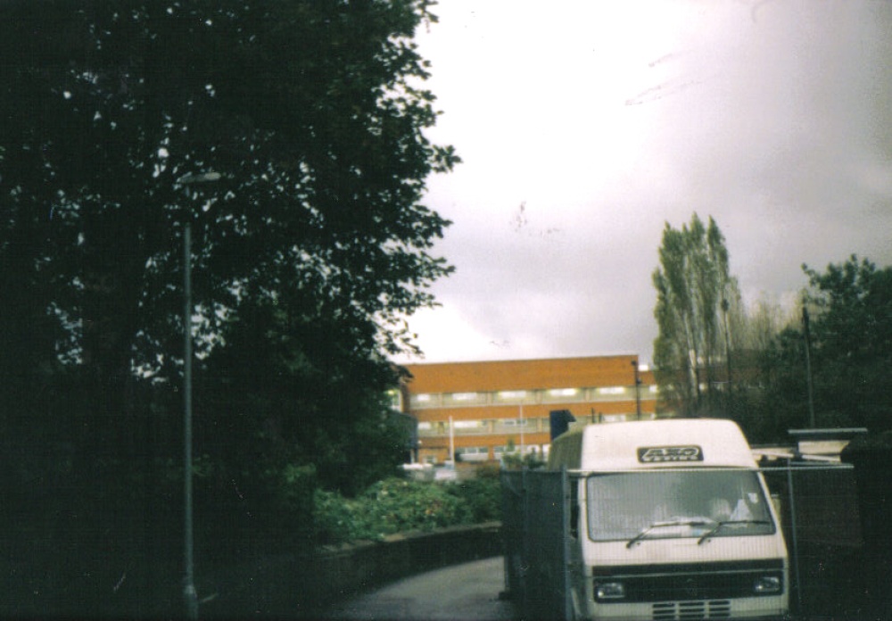 A industrial district in Chesterfield, Derbyshire