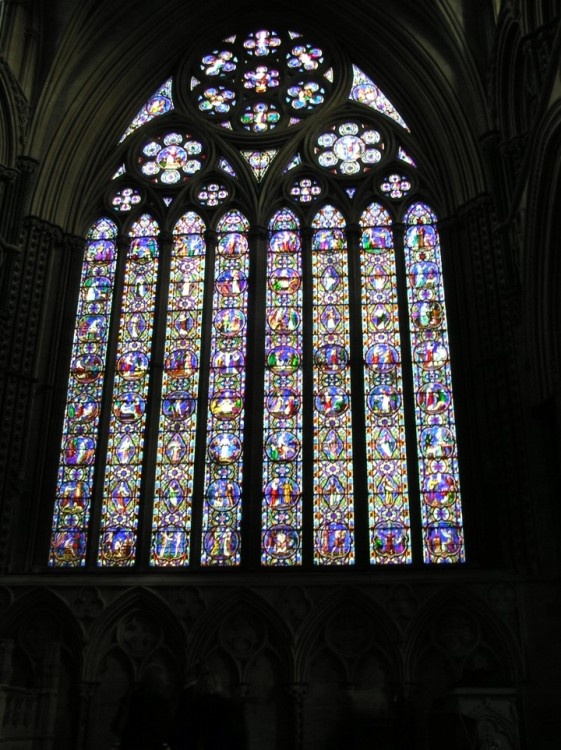 Lincoln Cathedral - the East Window in the Angel Choir