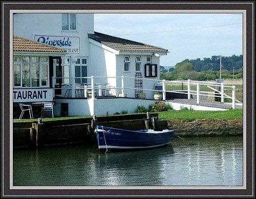 West Bay, Dorset, riverside restaurant. 20 5 05