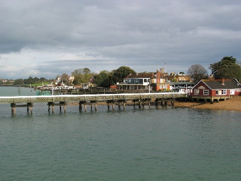 Arrival at the Isle of Wight