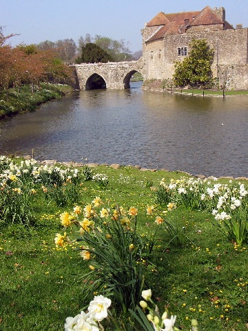 The moat at Leeds Castle
