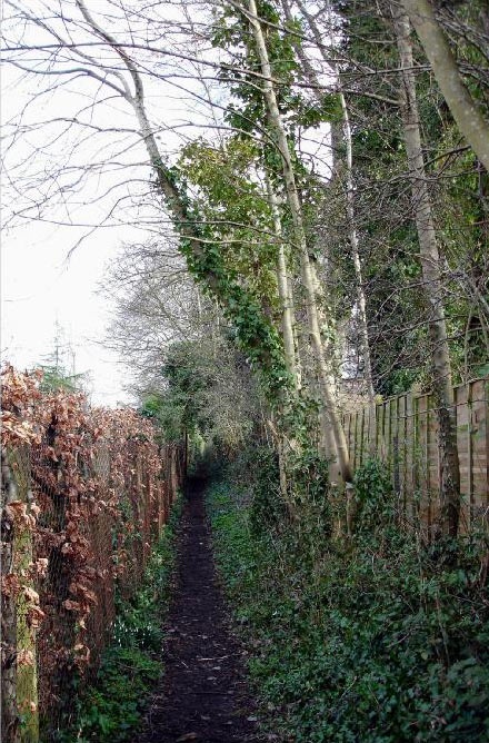 Track Off Victoria Road Leading to Fields through to Hilperton