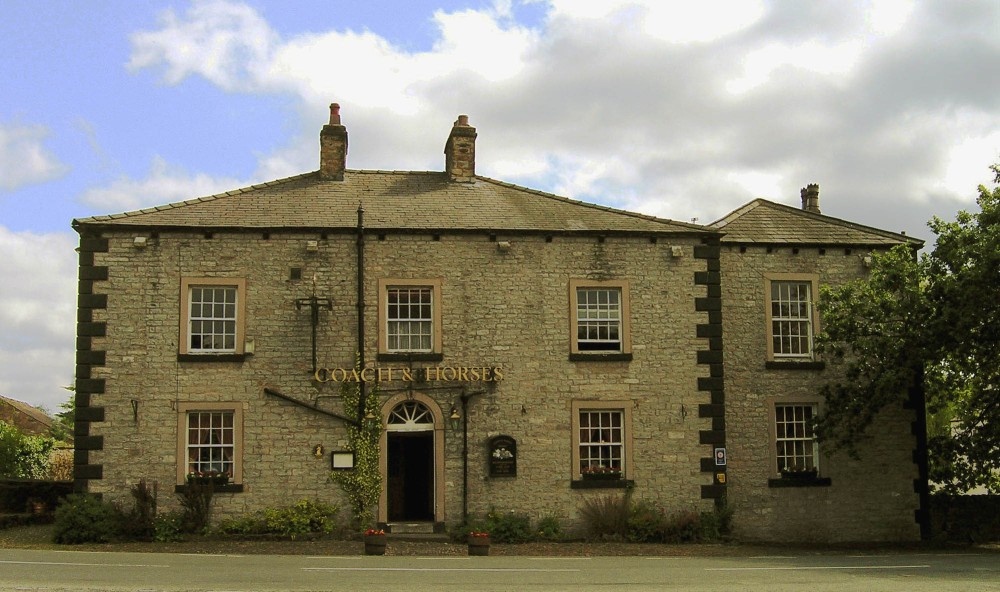 'Coach and Horses' at Bolton by Bowland, Lancashire