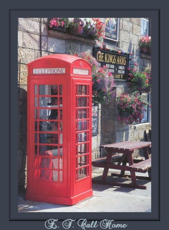 Phone box in Oxford
