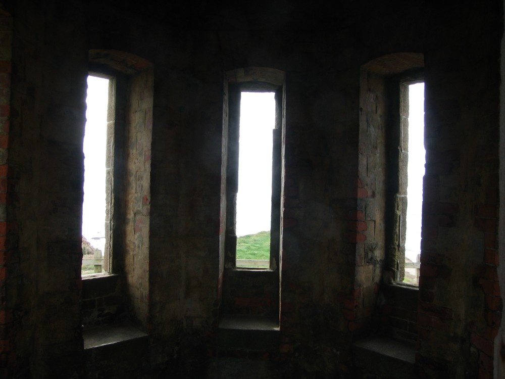Windows of the lookout tower