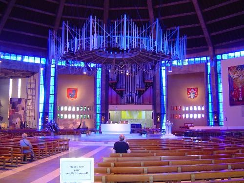 Liverpool Metropolitan Cathedral interior. September, 11th, 2005.
