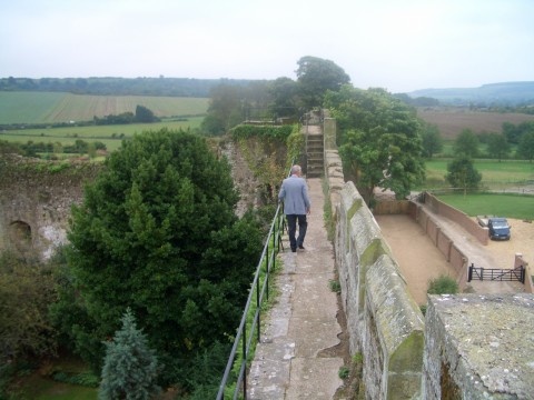 the battlements, Amberley Castle