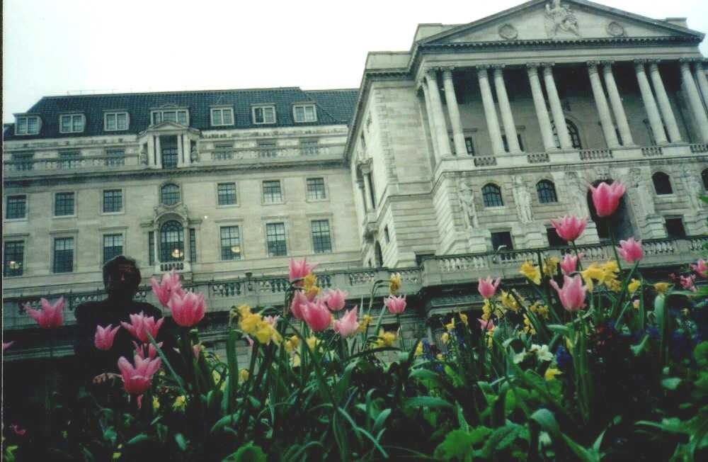 London, City, Bank of England - May 2001